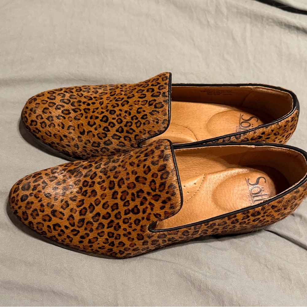 Sofft Leopard Patterned Loafers
